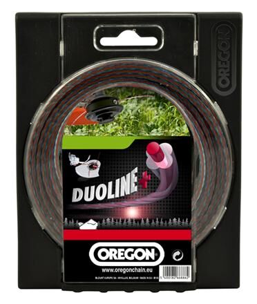 Żyłka tnąca 2,4mm x 90m OREGON Duoline Plus - cichobieżna