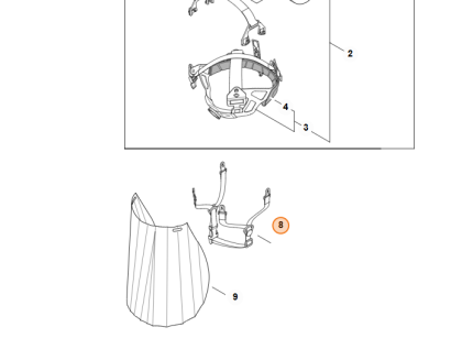 Pasek podbródkowy hełmu STIHL DYNAMIC ERGO 0000-889-8010