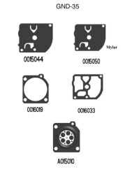 Zestaw membran ZAMA GND-35 C1Q-S11G, C1Q-EL22
